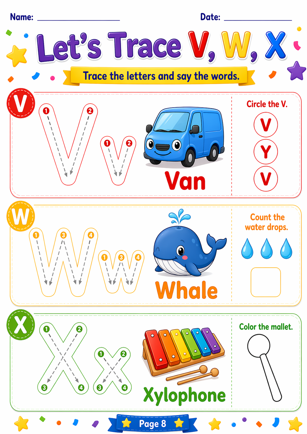 ABC Fun Workbook for Kids Ages 4–6 — Trace, Learn & Play with Letters A to Z