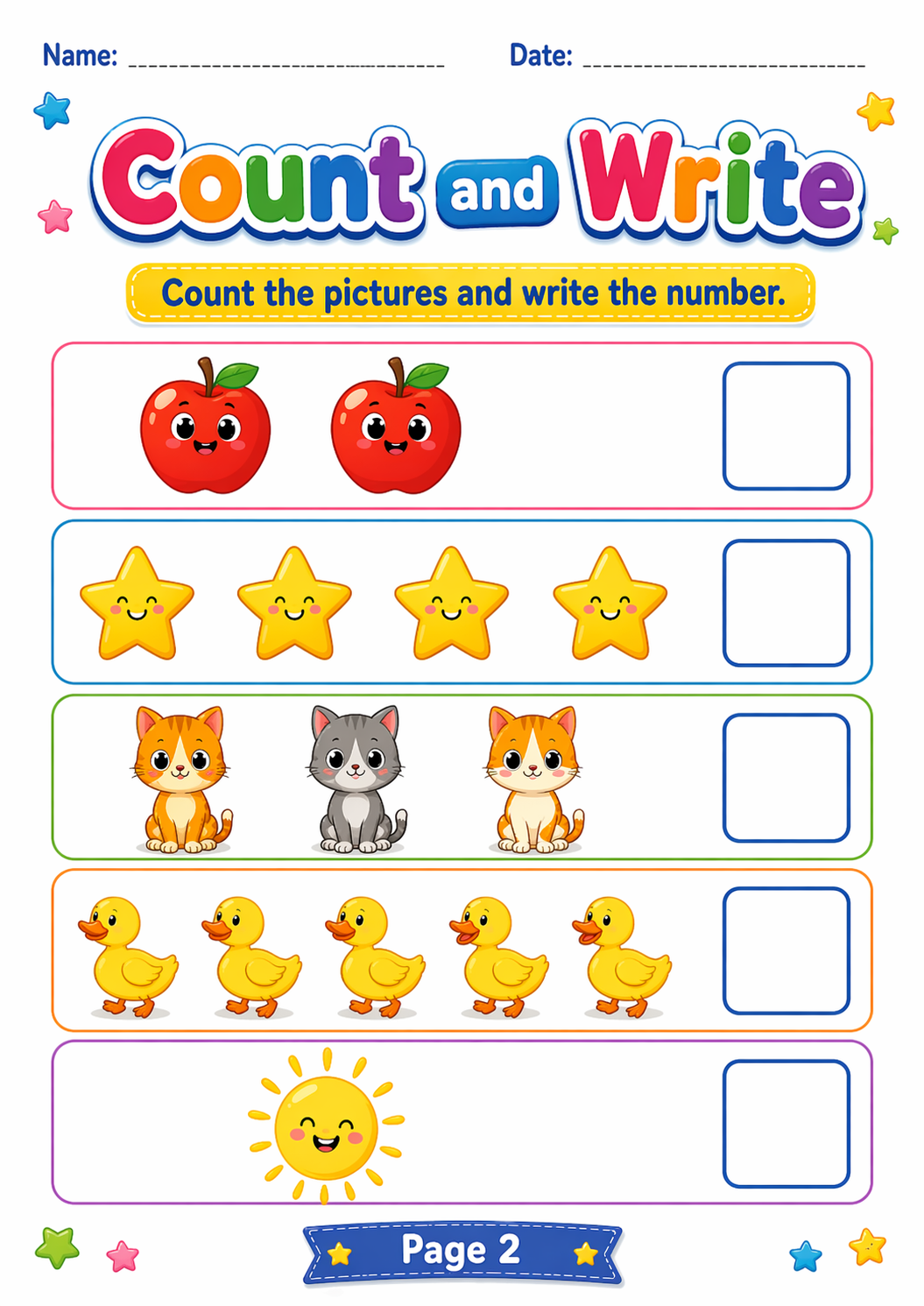My First Numbers & Counting Workbook for Kids Ages 4–7 — Learn, Count, Trace & Have Fun