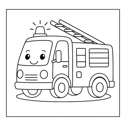 Summer Camp Coloring Book for Kids (Ages 4–9) – Instant Download PDF